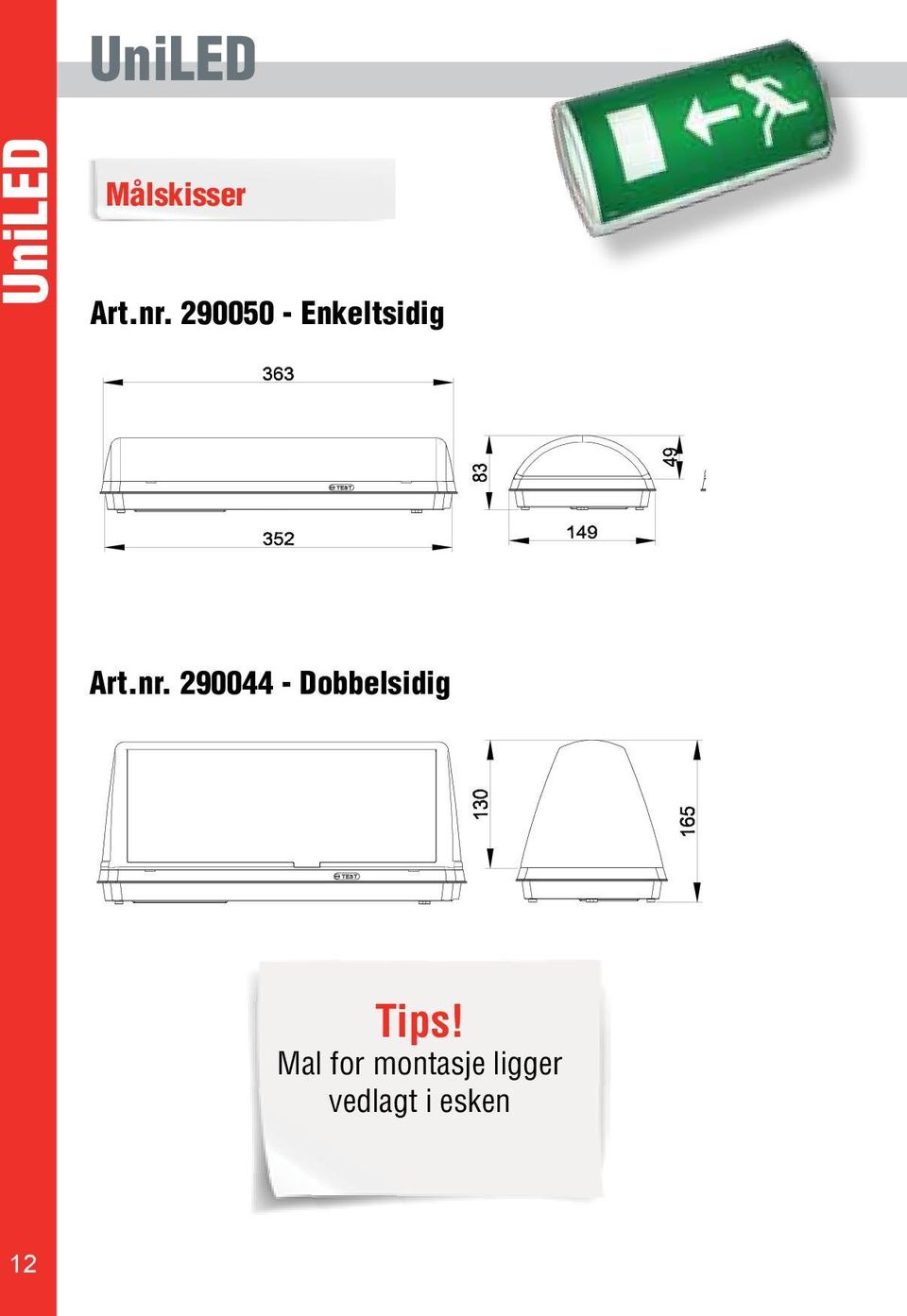 290044 - Dobbelsidig Tips!