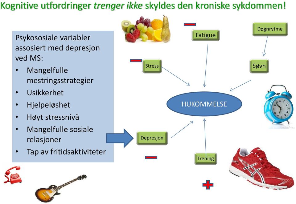 mestringsstrategier Stress Fatigue Døgnrytme Søvn Usikkerhet Hjelpeløshet