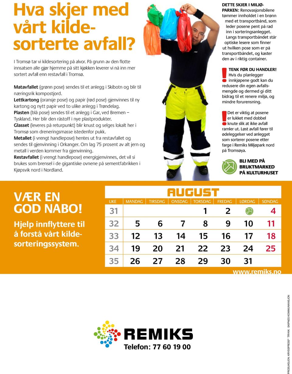 remiks tromsø åpningstider