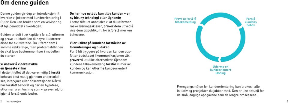 Du utfører dem i samme rekkefølge, men problemstillingen du skal løse bestemmer hvor i modellen du starter.