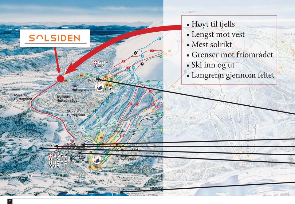 Grenser mot friområdet Ski