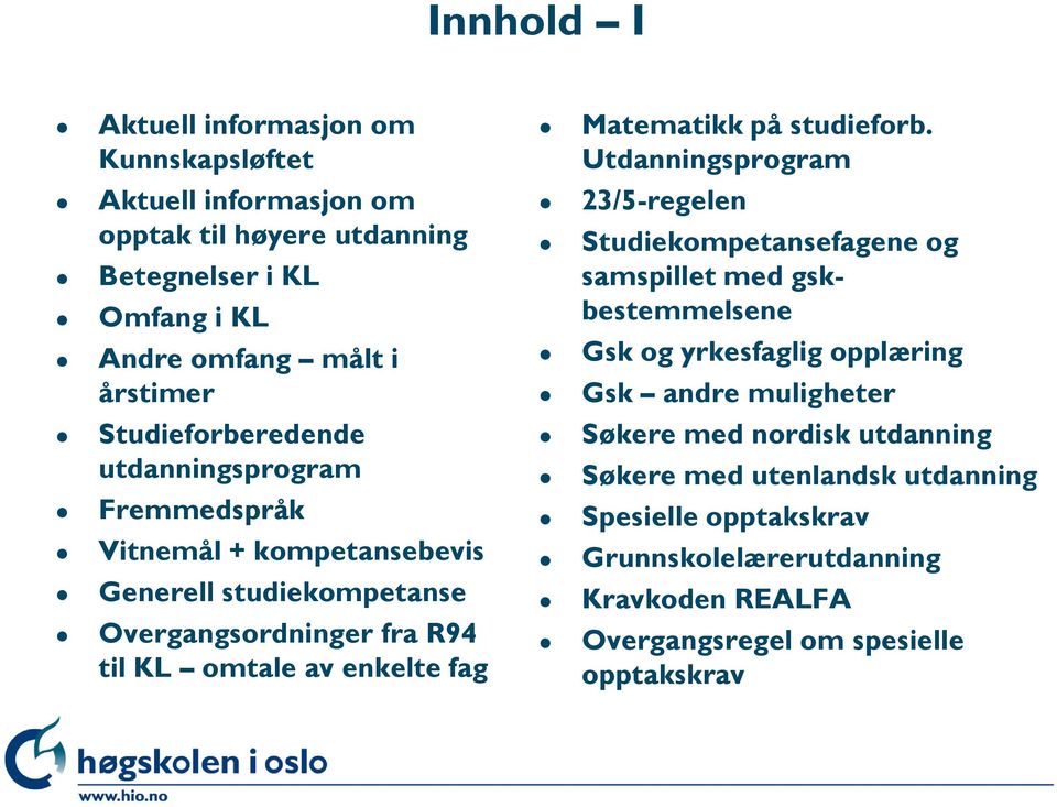 Matematikk på studieforb.