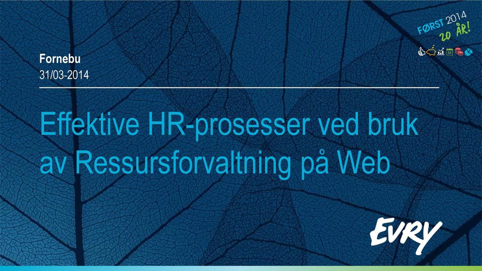 HR-prosesser ved