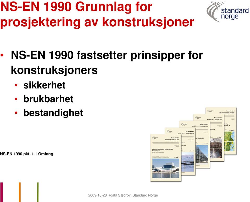 prinsipper for konstruksjoners sikkerhet