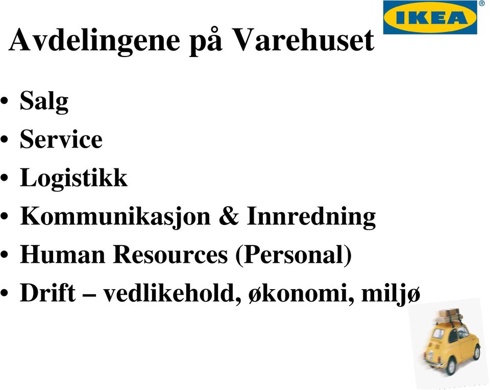 Innredning Human Resources