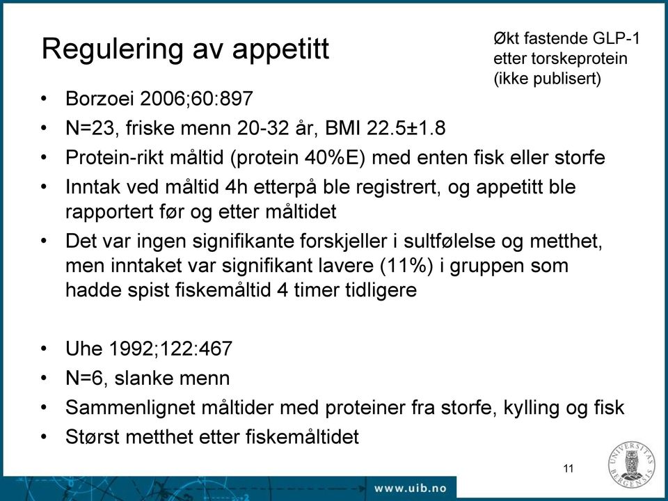 etterpå ble registrert, og appetitt ble rapportert før og etter måltidet Det var ingen signifikante forskjeller i sultfølelse og metthet, men