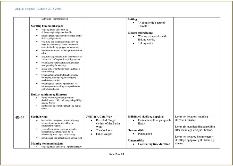 paragraphs with linking words.