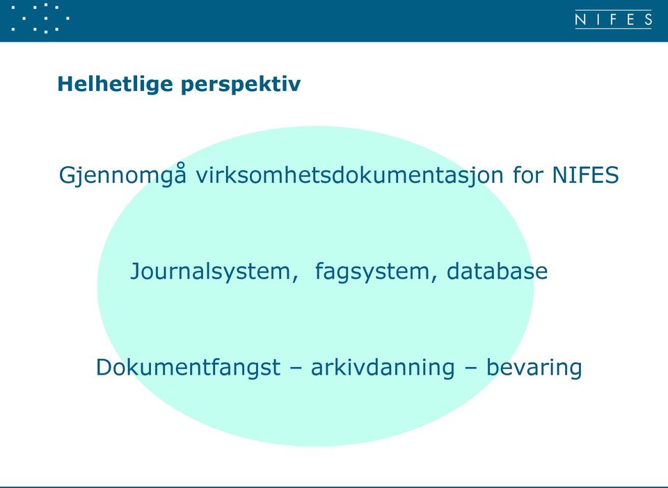 Journalsystem, fagsystem, database