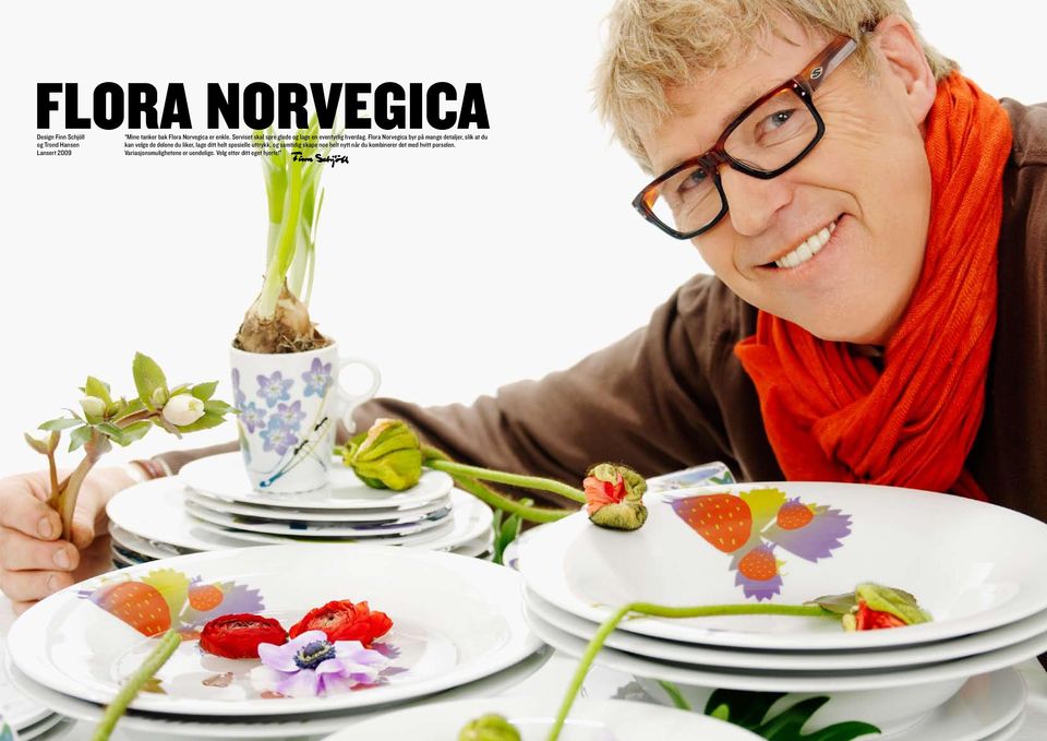 Flora Norvegica byr på mange detaljer, slik at du kan velge de delene du liker, lage ditt helt spesielle