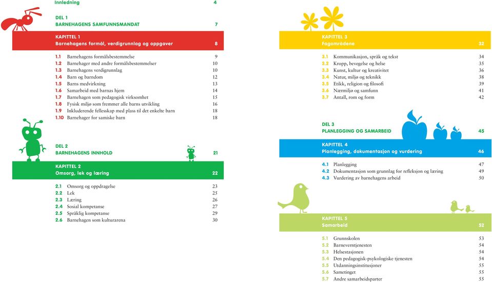 8 Fysisk miljø som fremmer alle barns utvikling 16 1.9 Inkluderende fellesskap med plass til det enkelte barn 18 1.