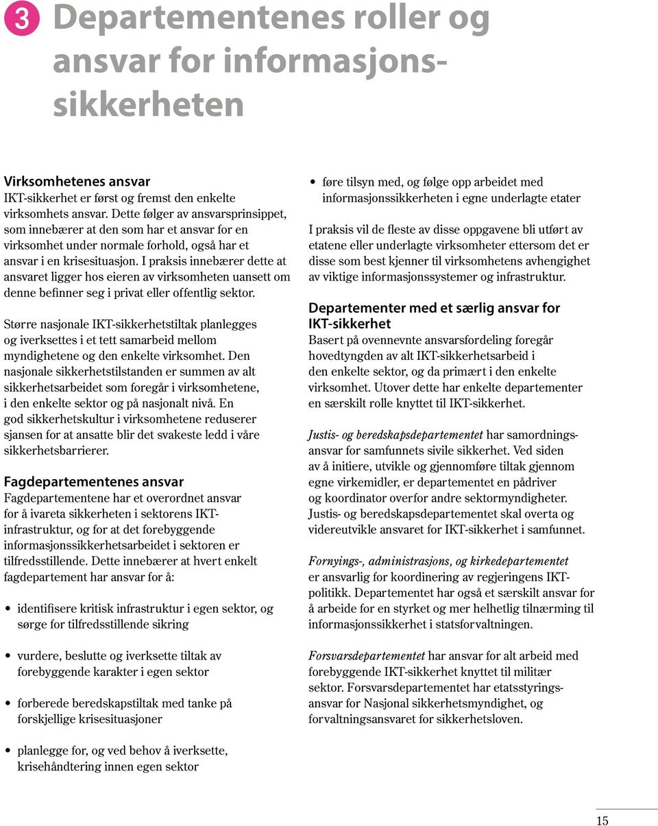 I praksis innebærer dette at ansvaret ligger hos eieren av virksomheten uansett om denne befinner seg i privat eller offentlig sektor.