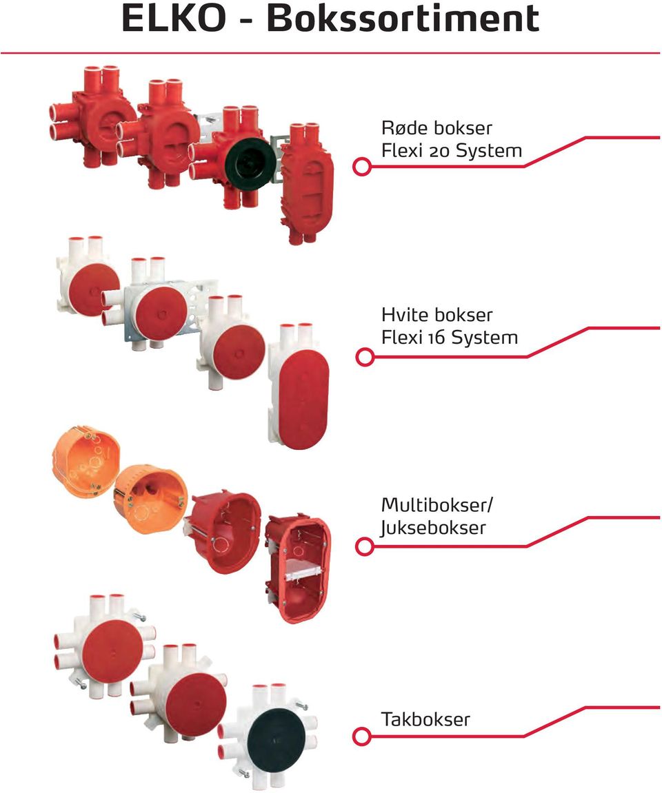 Hvite bokser Flexi 16