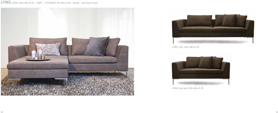Lyng sofa 220 x x h