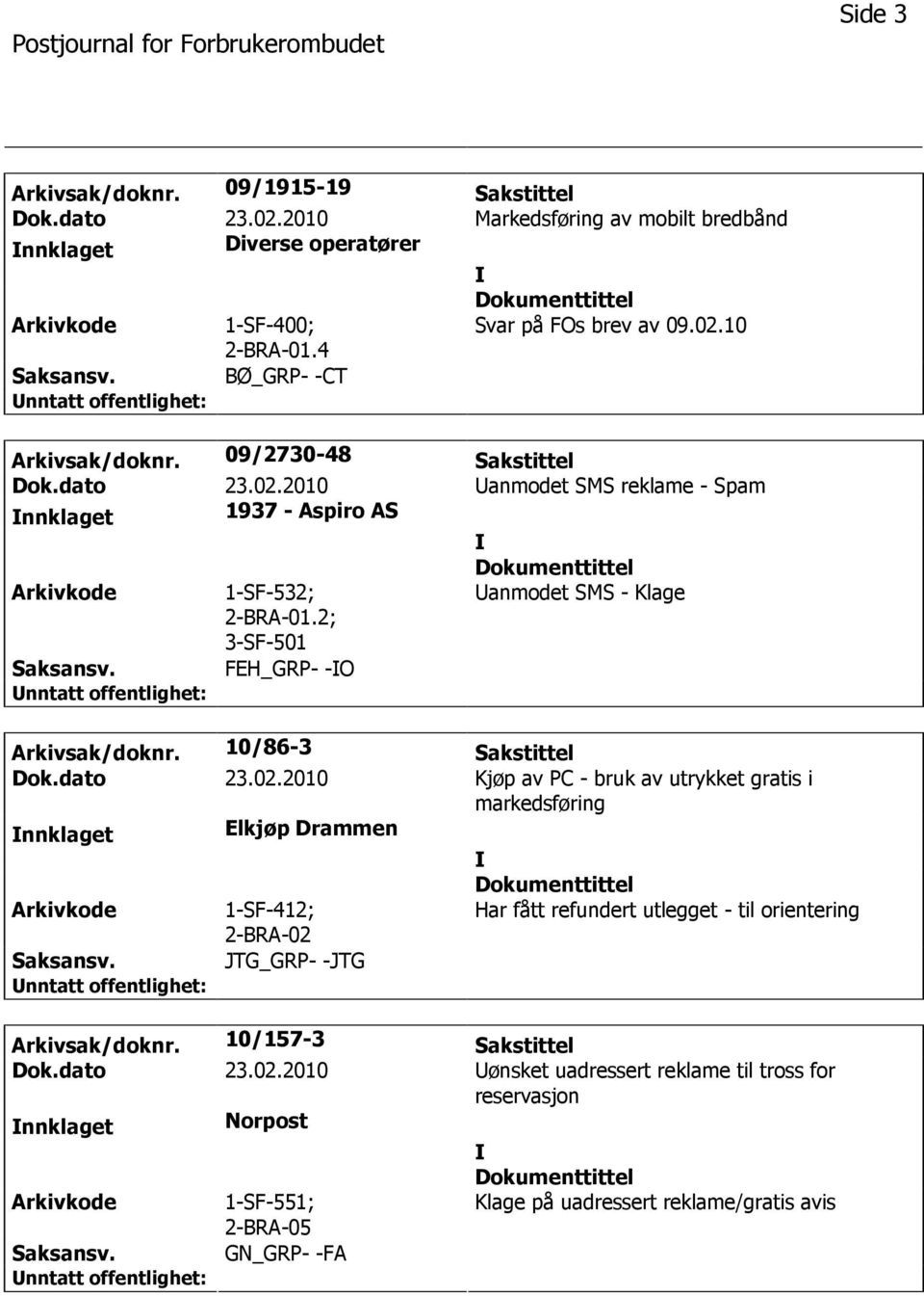 10/86-3 Sakstittel Dok.dato 23.02.