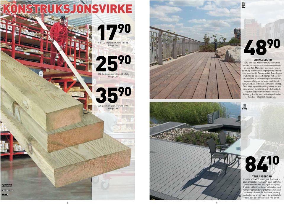 Teknologien er utviklet og patentert i Norge. Kebony terrassebord er et miljøvennlig alternativ med mange muligheter for ulike estetiske uttrykk, deriblant tett likhet til tropiske treslag.