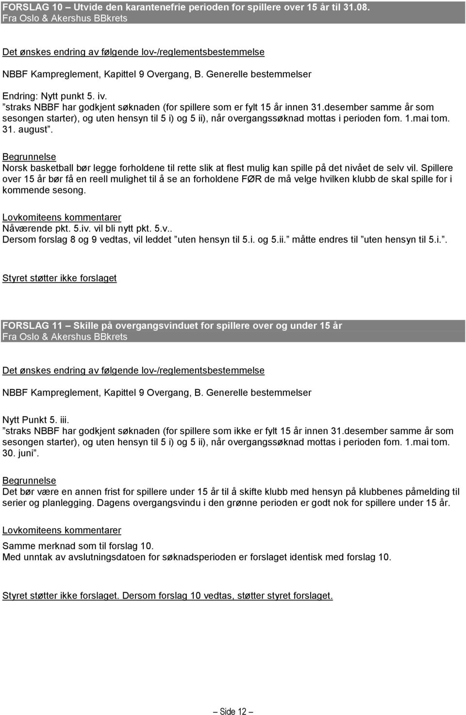 31. august. Norsk basketball bør legge forholdene til rette slik at flest mulig kan spille på det nivået de selv vil.