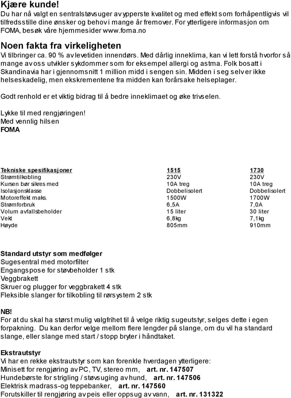Bruksanvisning Norsk og Svensk - PDF Free Download
