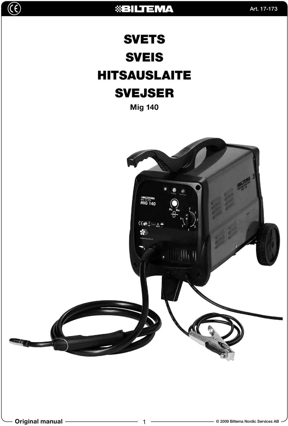 Art Mig 140. Original manual Biltema Nordic Services AB - PDF ...