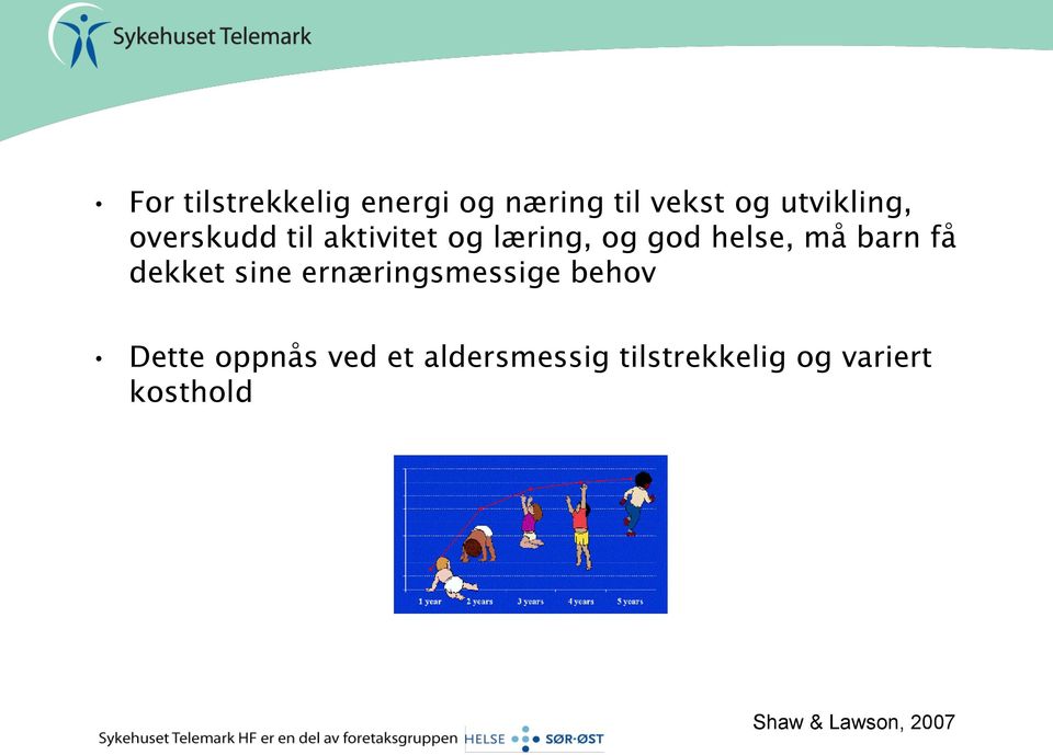 dekket sine ernæringsmessige behov Dette oppnås ved et