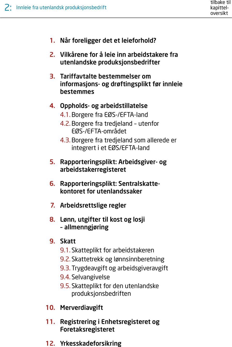 SJEKKLISTE FOR BRUK AV UTENLANDSK ARBEIDSKRAFT - PDF Gratis nedlasting