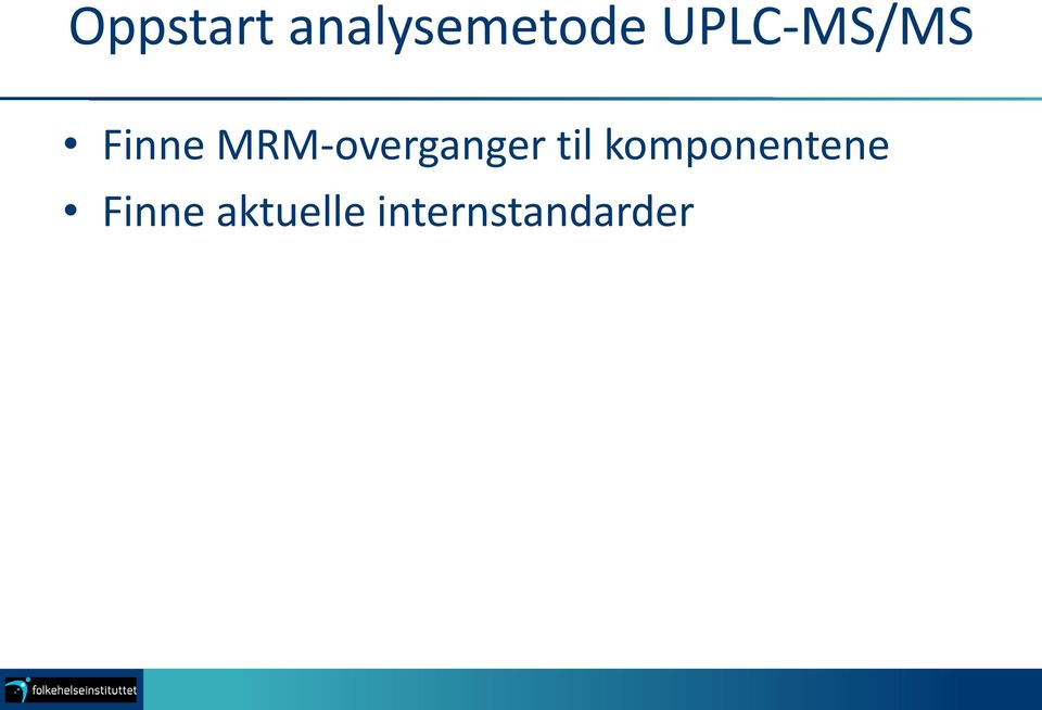 MRM-overganger til