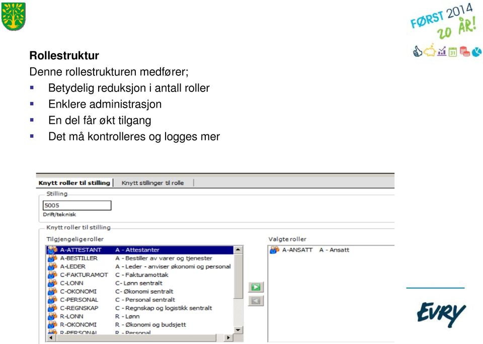 roller Enklere administrasjon En del får