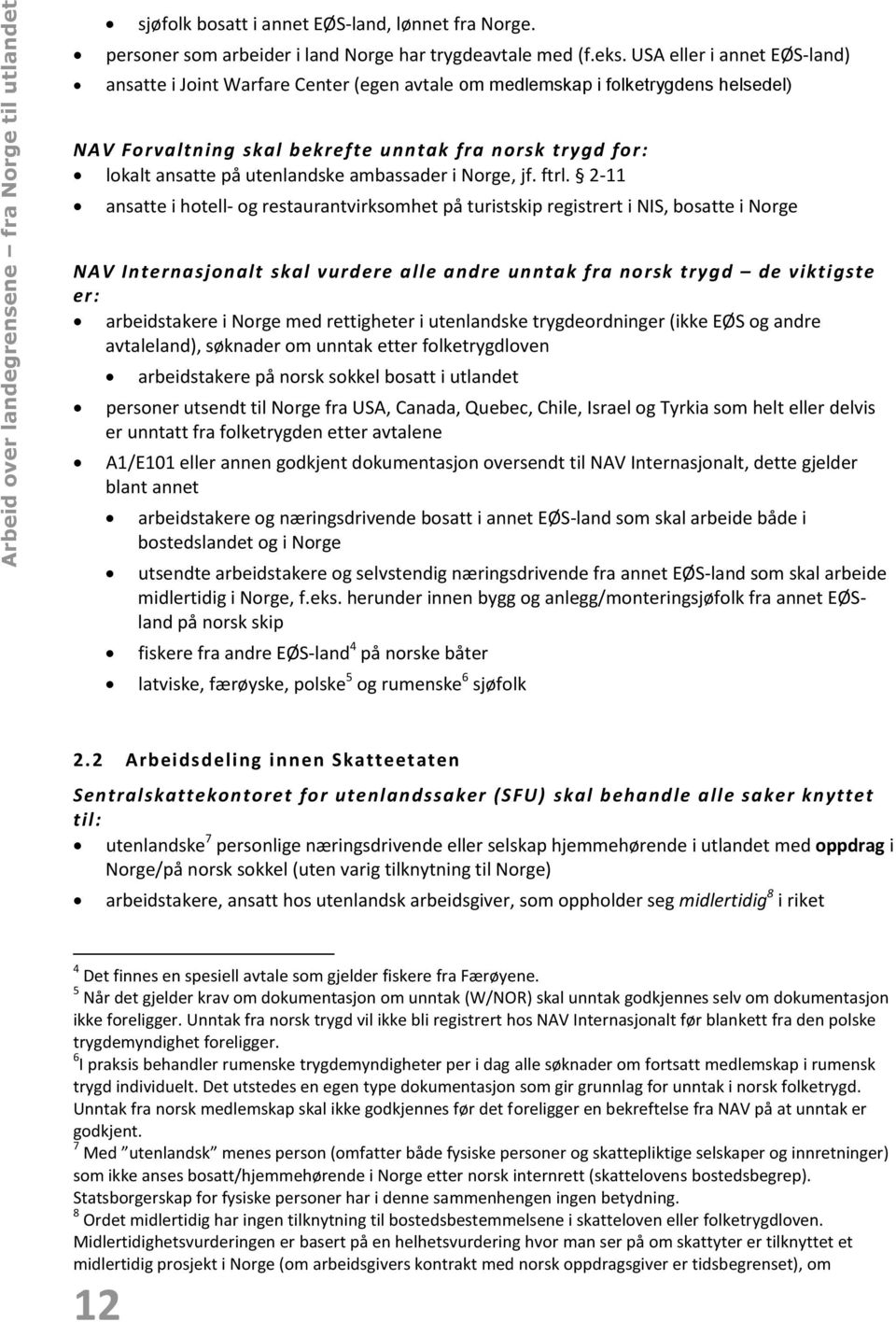 Rutiner mv. Samhandling på utlandsområdet - PDF Gratis nedlasting