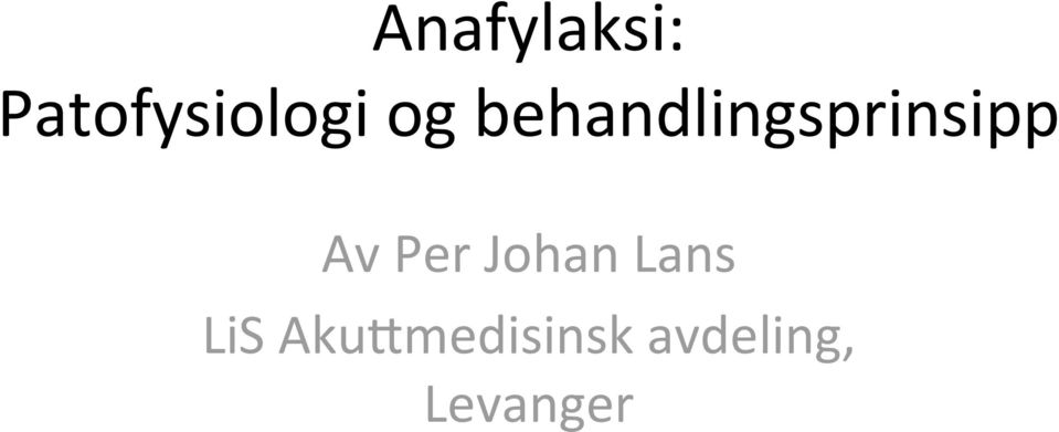 Per Johan Lans LiS