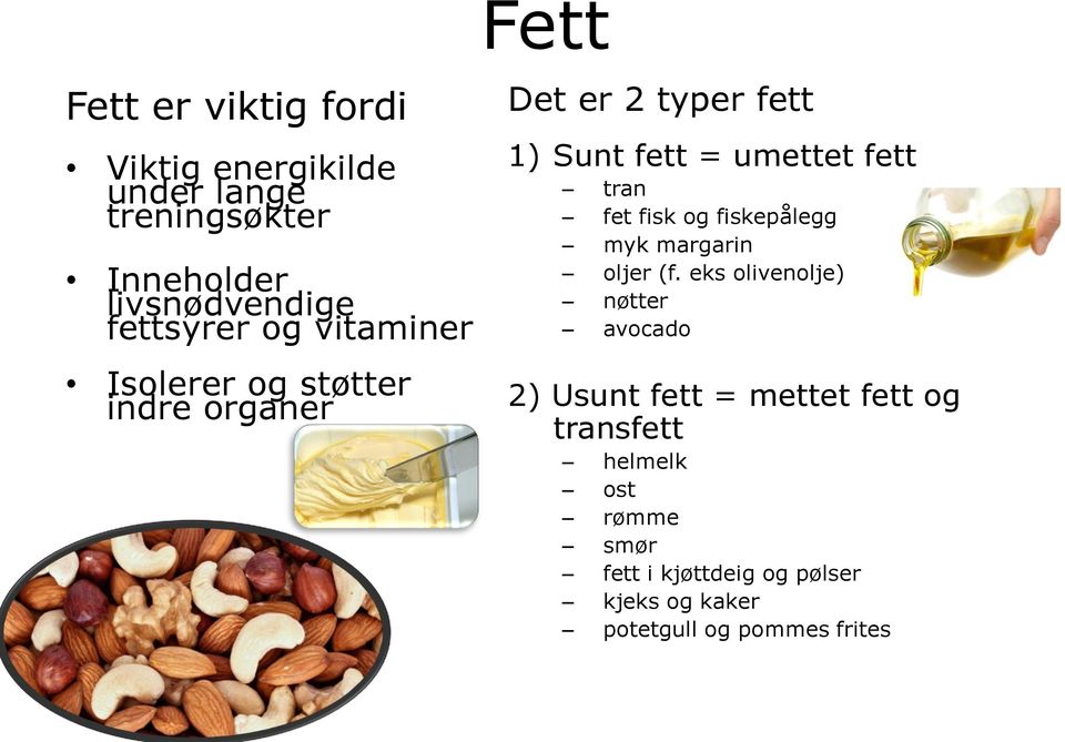 tran fet fisk og fiskepålegg myk margarin oljer (f.