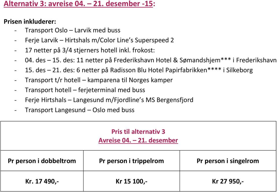 frokost: - 04. des 15.