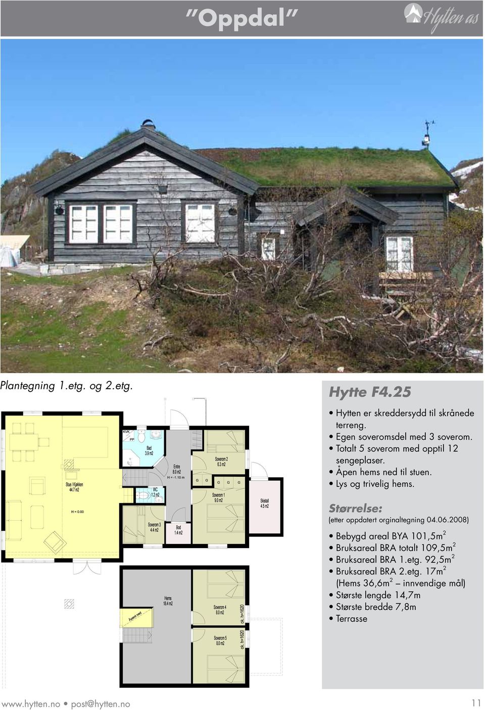 Lys og trivelig hems. (etter oppdatert orginaltegning 04.06.