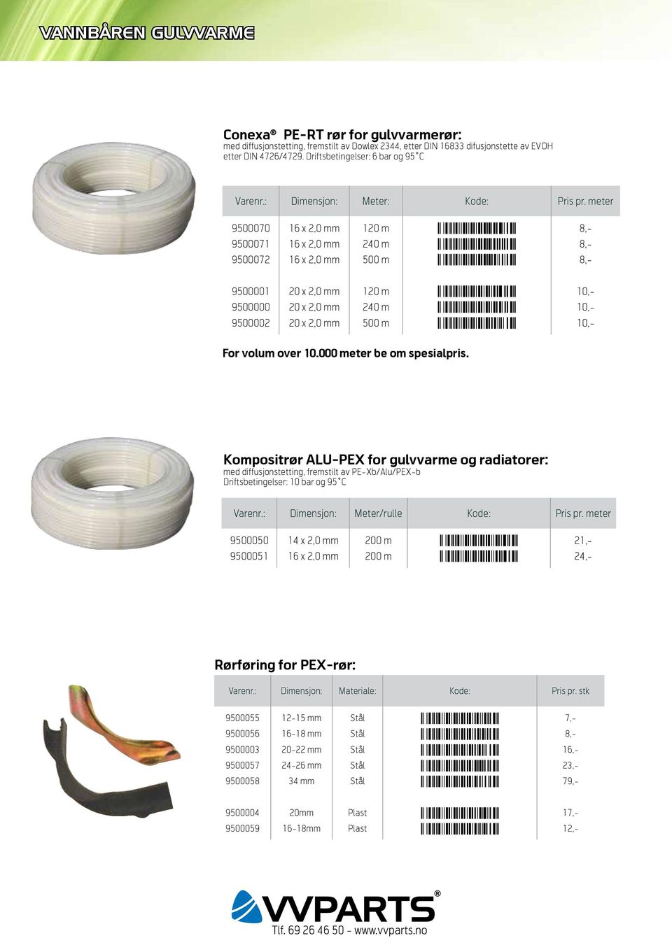 meter 9500070 9500071 9500072 16 x 2,0 mm 16 x 2,0 mm 16 x 2,0 mm 120 m 240 m 500 m Ë9500070 ºÎ Ë9500071µ¹µ µ¹î Ë9500072 ºµ¹ ¹Î 8,- 8,- 8,- 9500001 9500000 9500002 20 x 2,0 mm 20 x 2,0 mm 20 x 2,0 mm