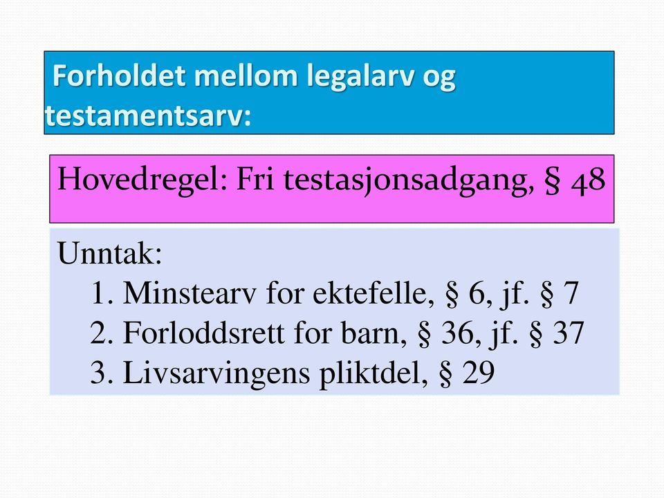 Minstearv for ektefelle, 6, jf. 7 2.