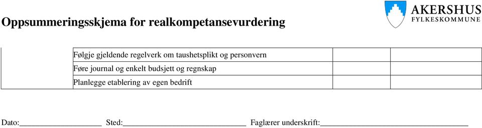 og enkelt budsjett og regnskap Planlegge