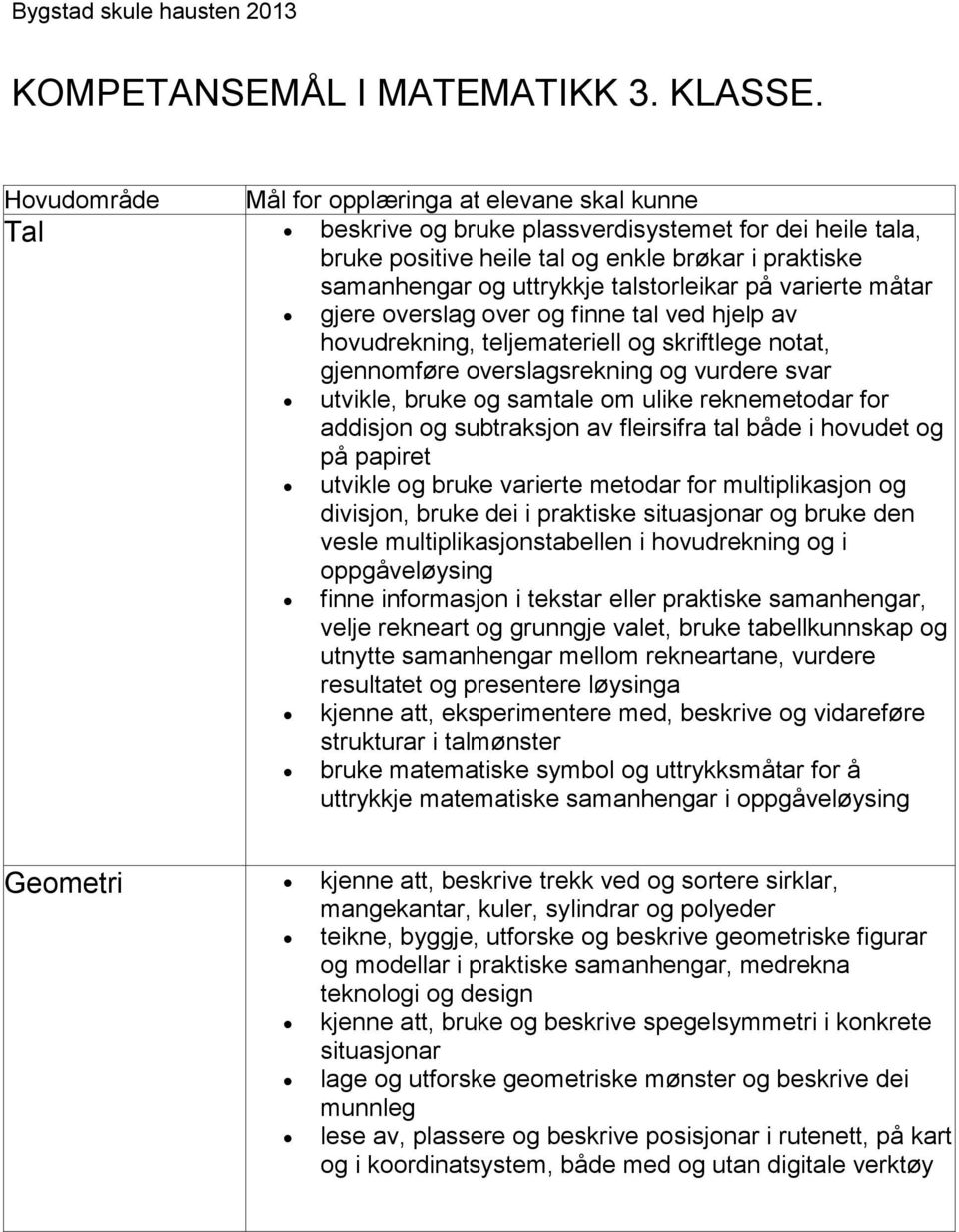 tal ved hjelp av hovudrekning, teljemateriell og skriftlege notat, gjennomføre overslagsrekning og vurdere svar utvikle, bruke og samtale om ulike reknemetodar for addisjon og subtraksjon av