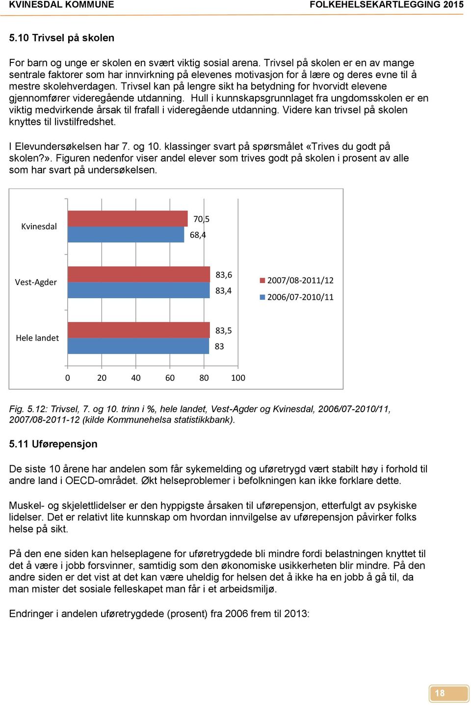 Trivsel kan på lengre sikt ha betydning for hvorvidt elevene gjennomfører videregående utdanning.