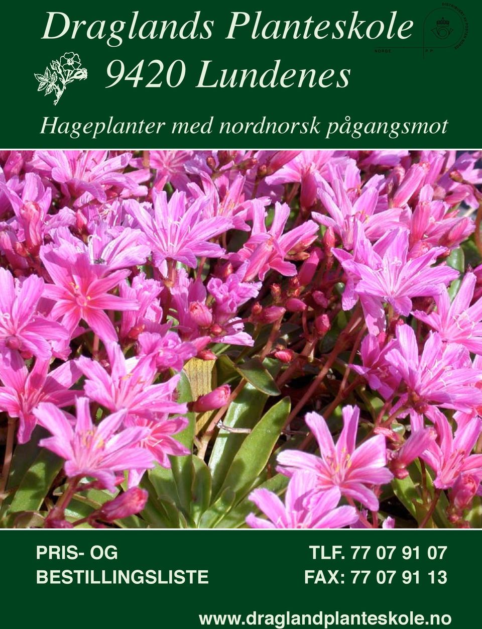 Draglands Planteskole 9420 Lundenes - PDF Gratis nedlasting
