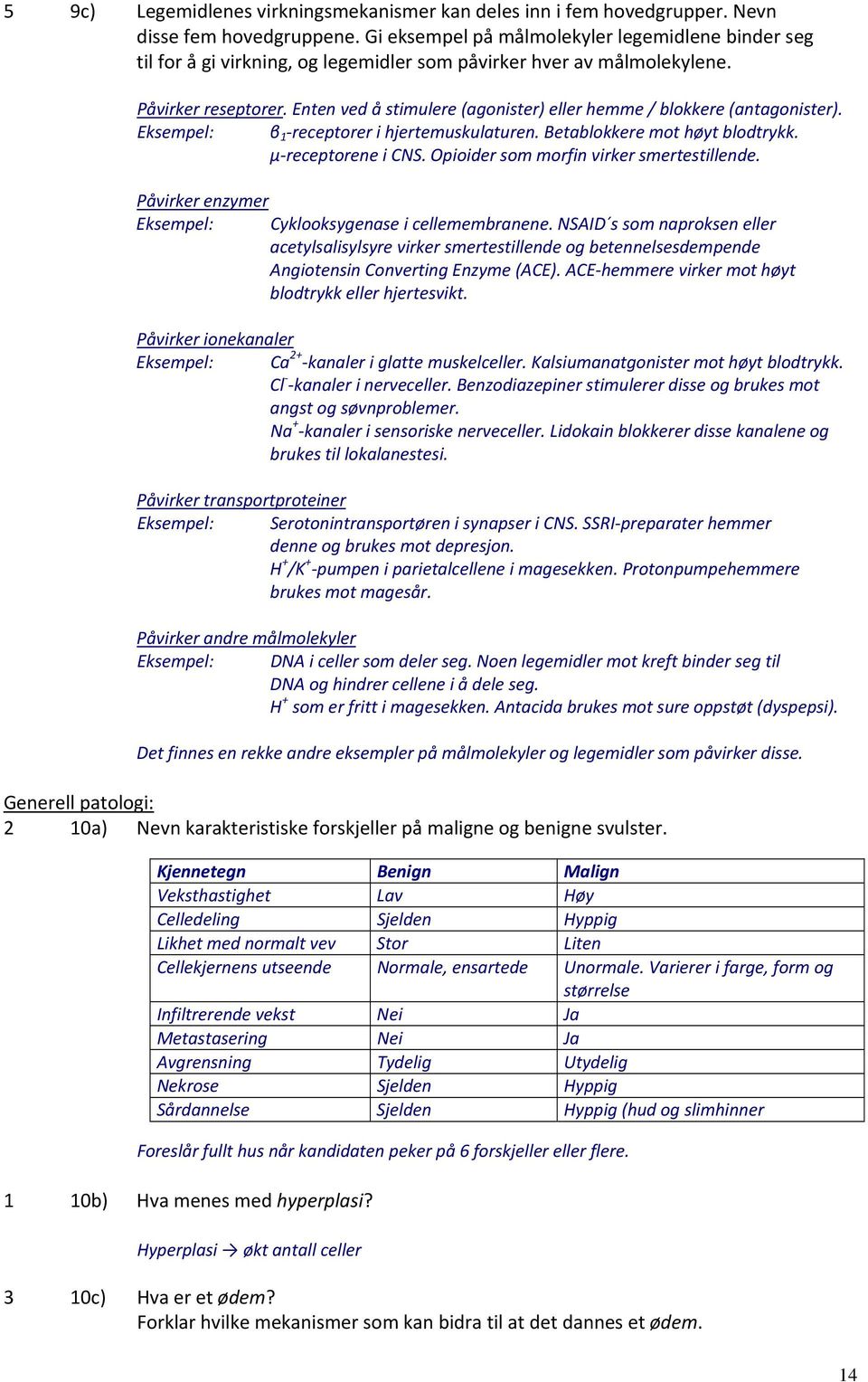 Enten ved å stimulere (agonister) eller hemme / blokkere (antagonister). Eksempel: β 1 receptorer i hjertemuskulaturen. Betablokkere mot høyt blodtrykk. μ receptorene i CNS.