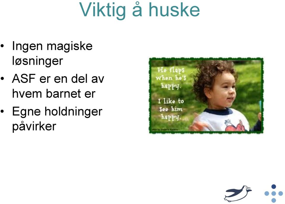 er en del av hvem