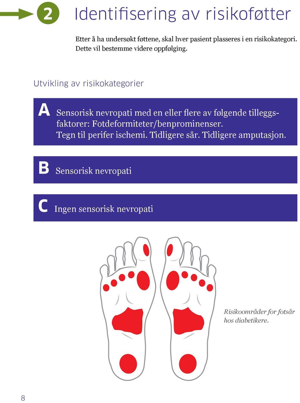 Praktiske retningslinjer: DEN DIABETISKE FOT. behandling og forebygging -  PDF Gratis nedlasting