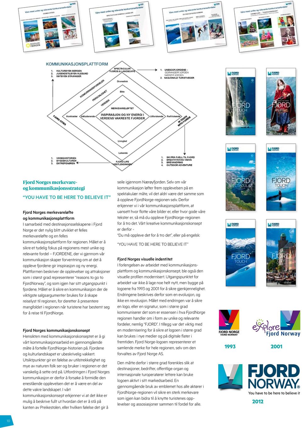 Målet er å sikre et tydelig fokus på regionens mest unike og relevante fordel FJORDENE, der vi gjennom vår kommunikasjon skaper forventning om at det å oppleve fjordene gir inspirasjon og ny energi.