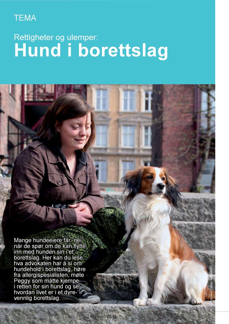 Hund i borettslag TEMA. Rettigheter og ulemper: - PDF Gratis nedlasting