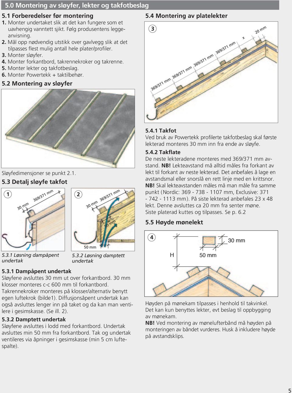 Monteringsanvisning. Isola Powertekk. Isola Powertekk Nordic Isola  Powertekk Exclusive. Tørre og sunne hus - PDF Gratis nedlasting