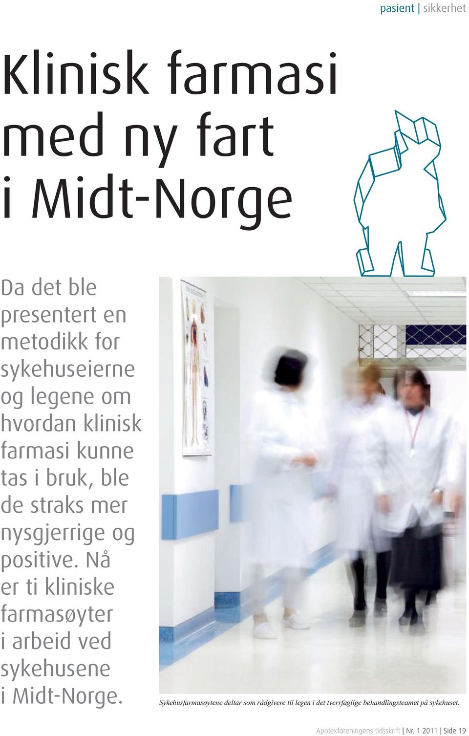 positive. Nå er ti kliniske farmasøyter i arbeid ved sykehusene i Midt-Norge.