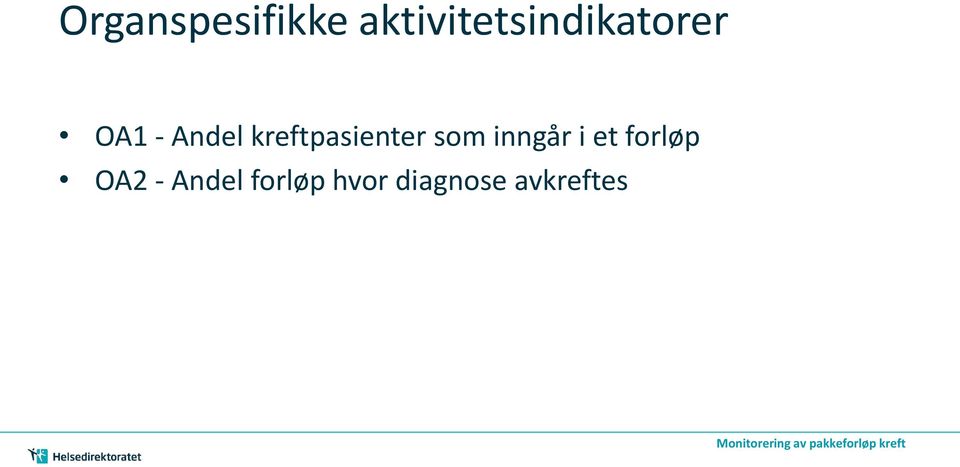 Andel kreftpasienter som inngår