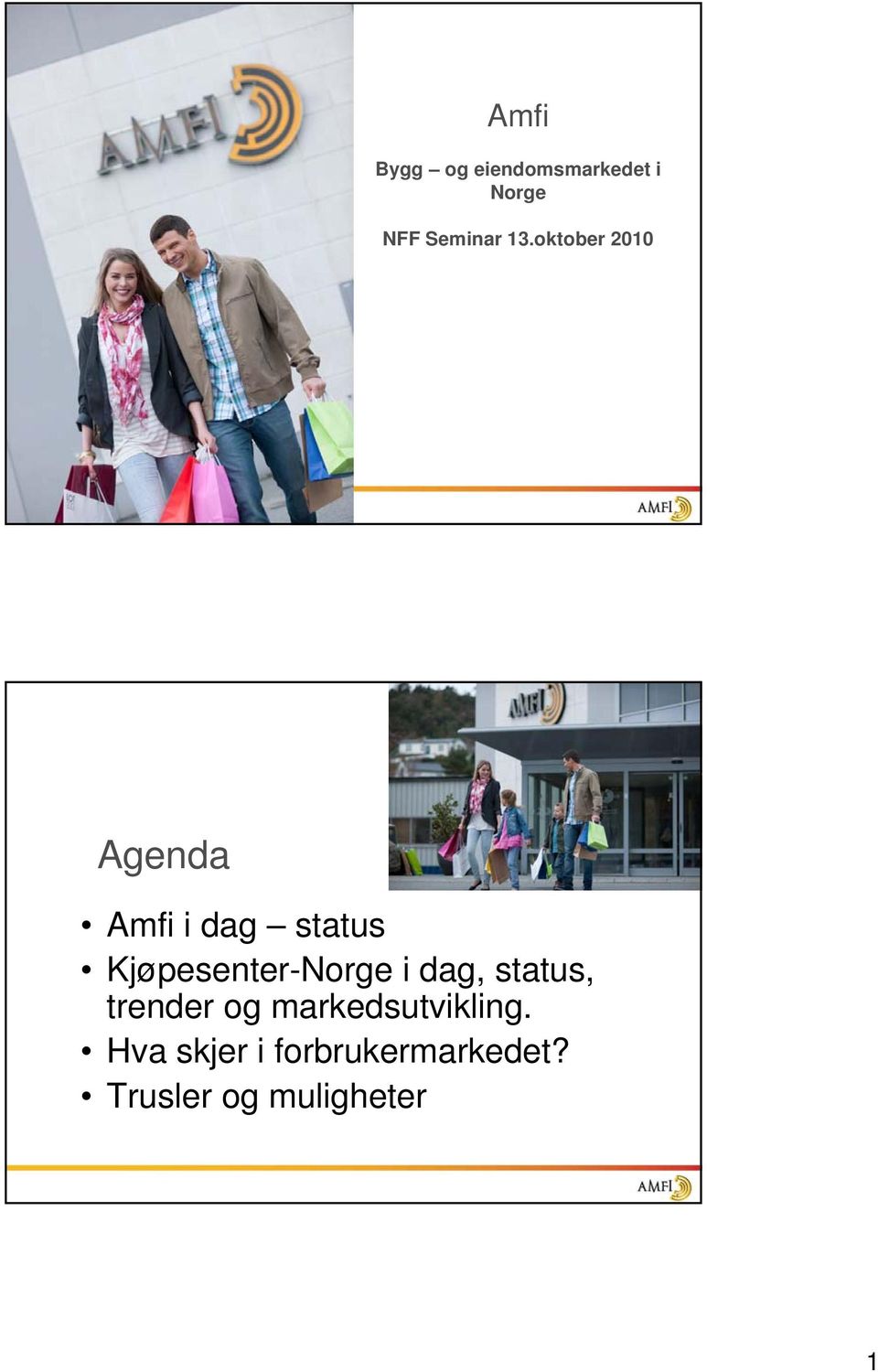 Kjøpesenter-Norge i dag, status, trender og