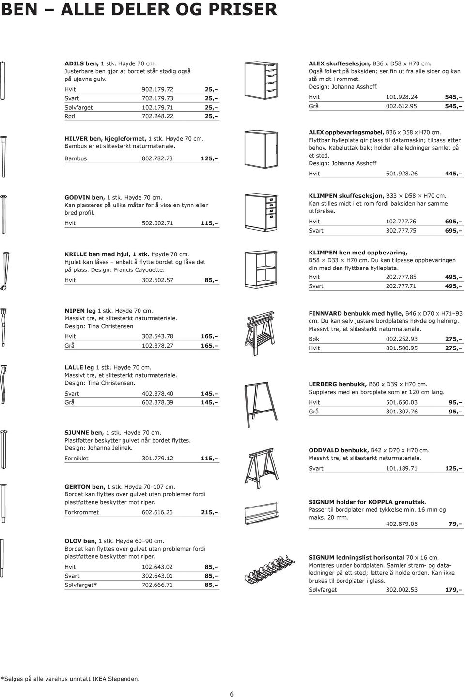 Også foliert på baksiden; ser fin ut fra alle sider og kan stå midt i rommet. Design: Johanna Asshoff. Hvit 101.928.24 545, Grå 002.612.95 545, ALEX oppbevaringsmøbel, B36 x D58 x H.