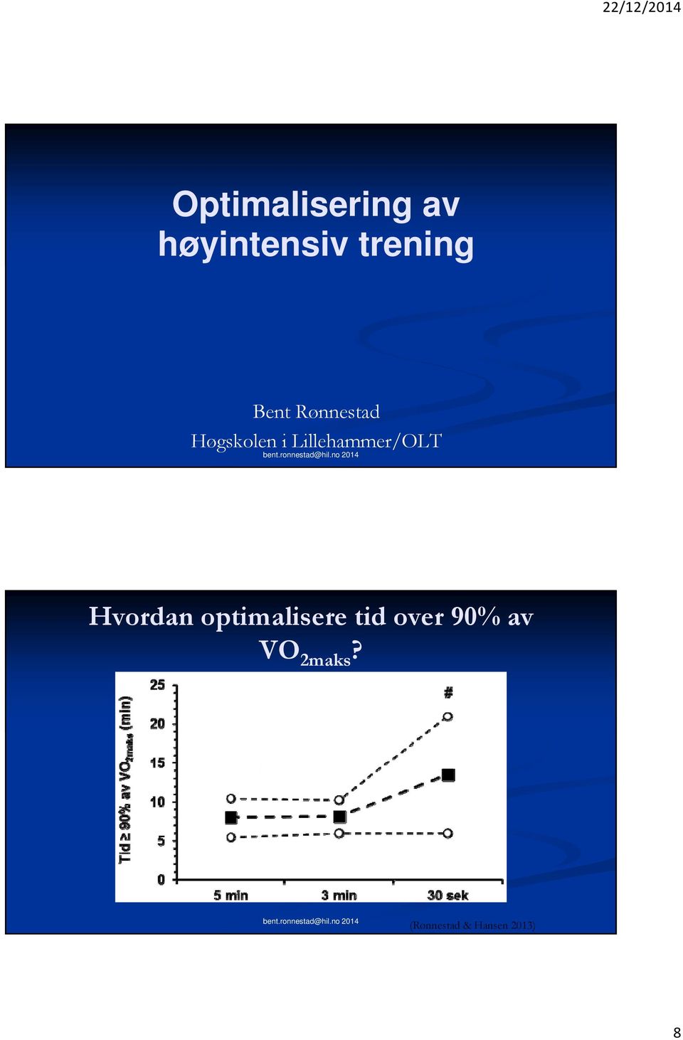 Lillehammer/OLT Hvordan optimalisere