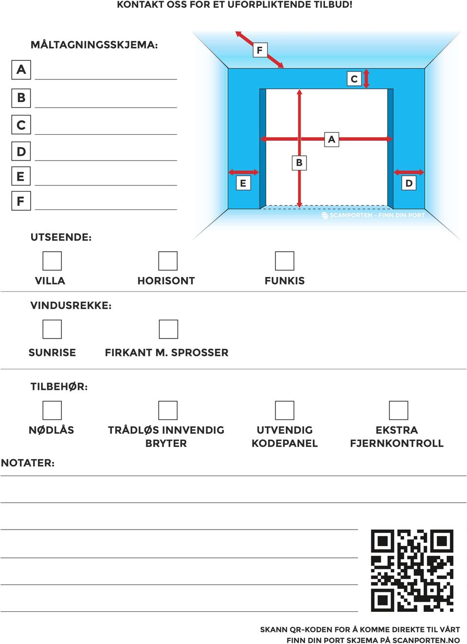 VINDUSREKKE: HORISONT FUNKIS SUNRISE FIRKANT M.