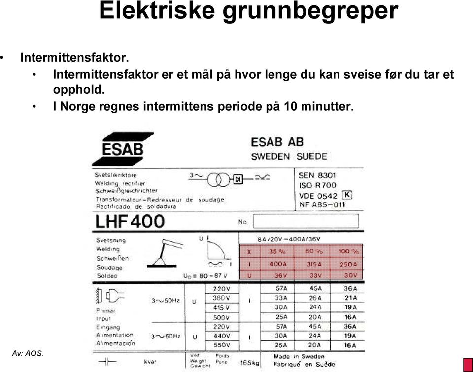 du kan sveise før du tar et opphold.